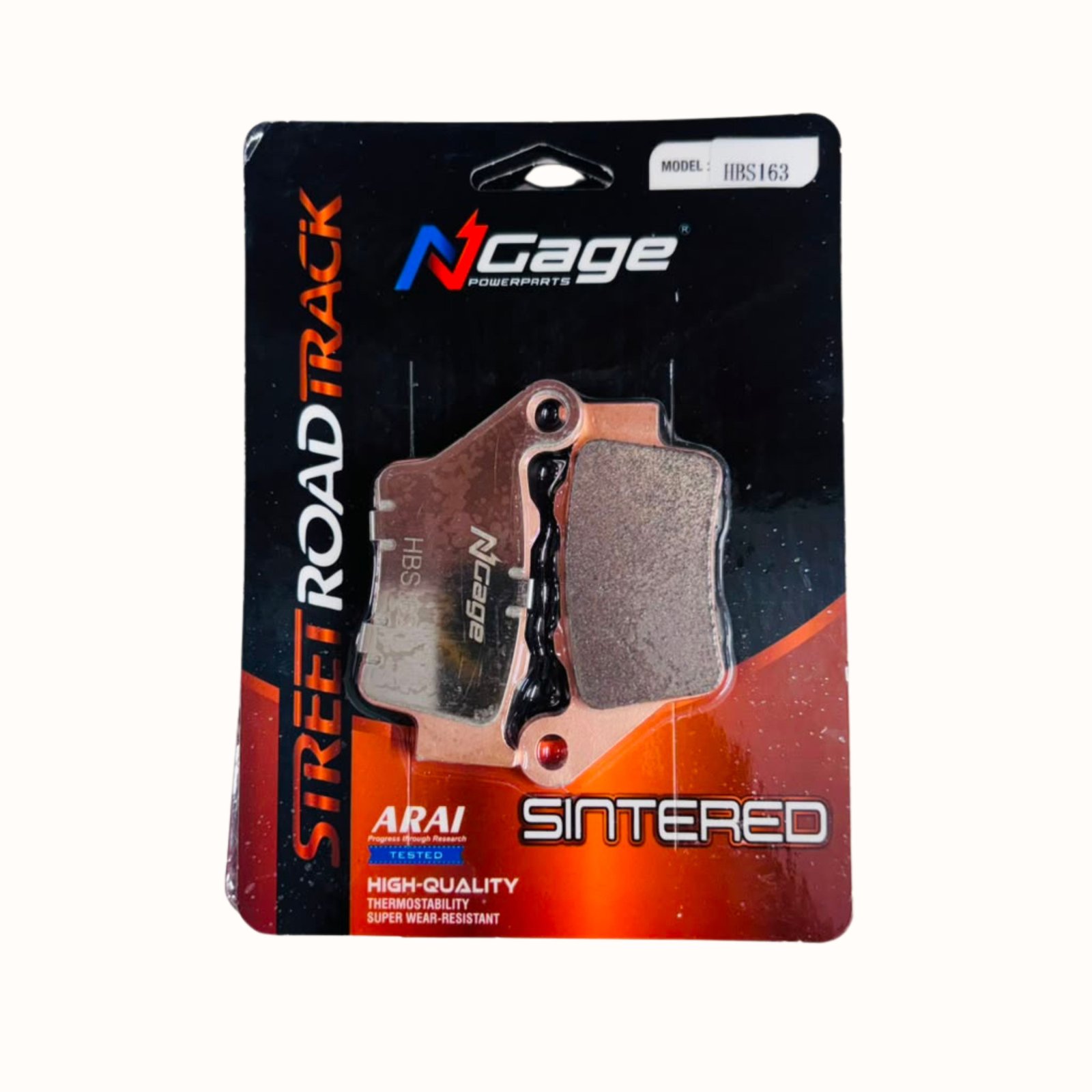 NGAGE WHISKER CEREMIC BRAKE PADS HBS-163