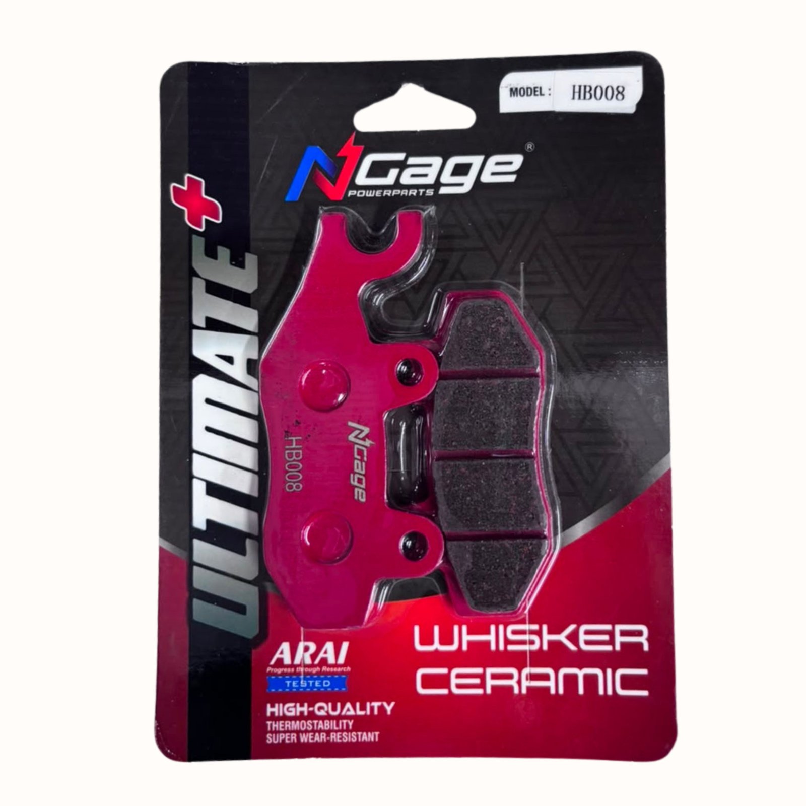 NGAGE WHISKER CEREMIC BRAKE PADS HB-008