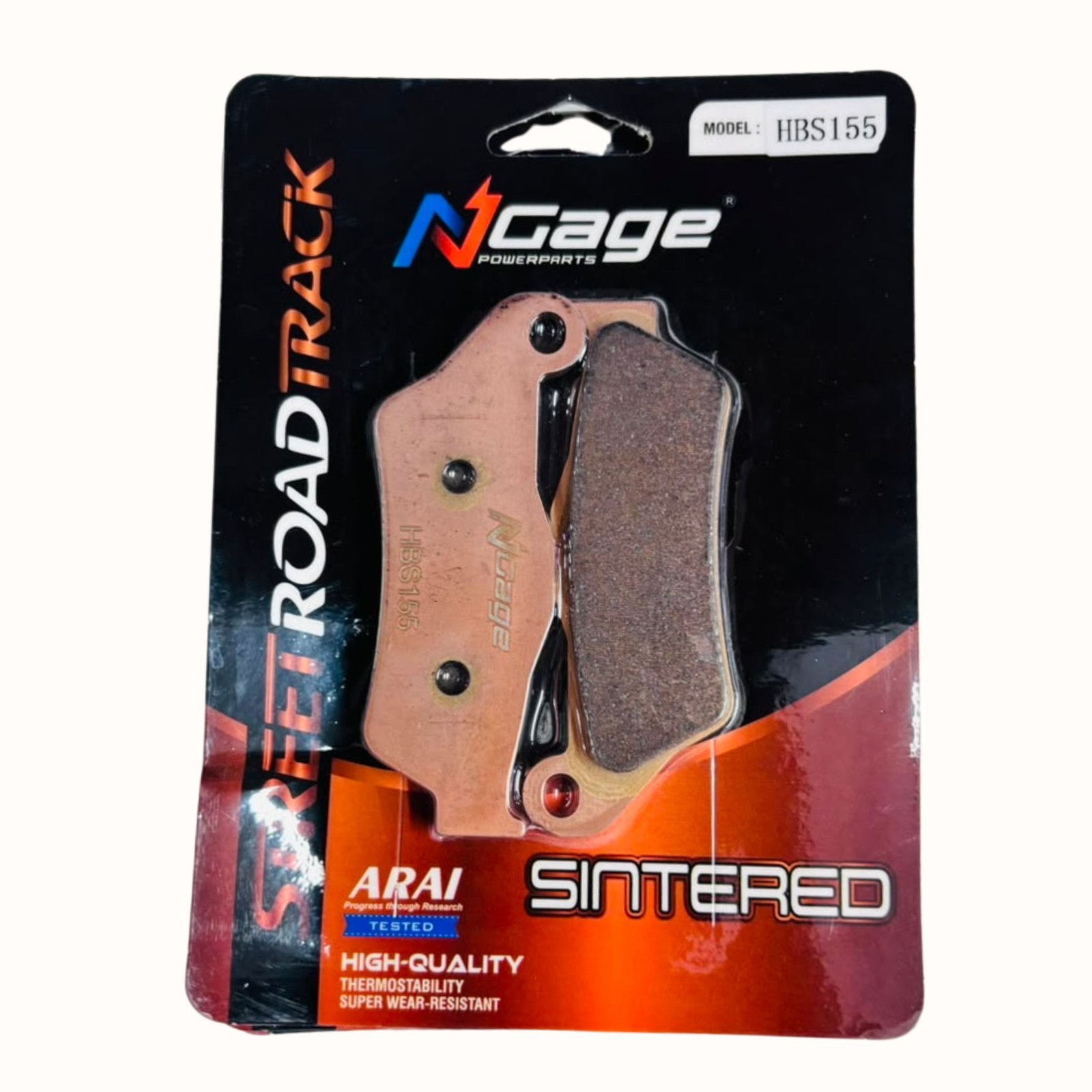 NGAGE WHISKER CEREMIC BRAKE PADS HBS-155
