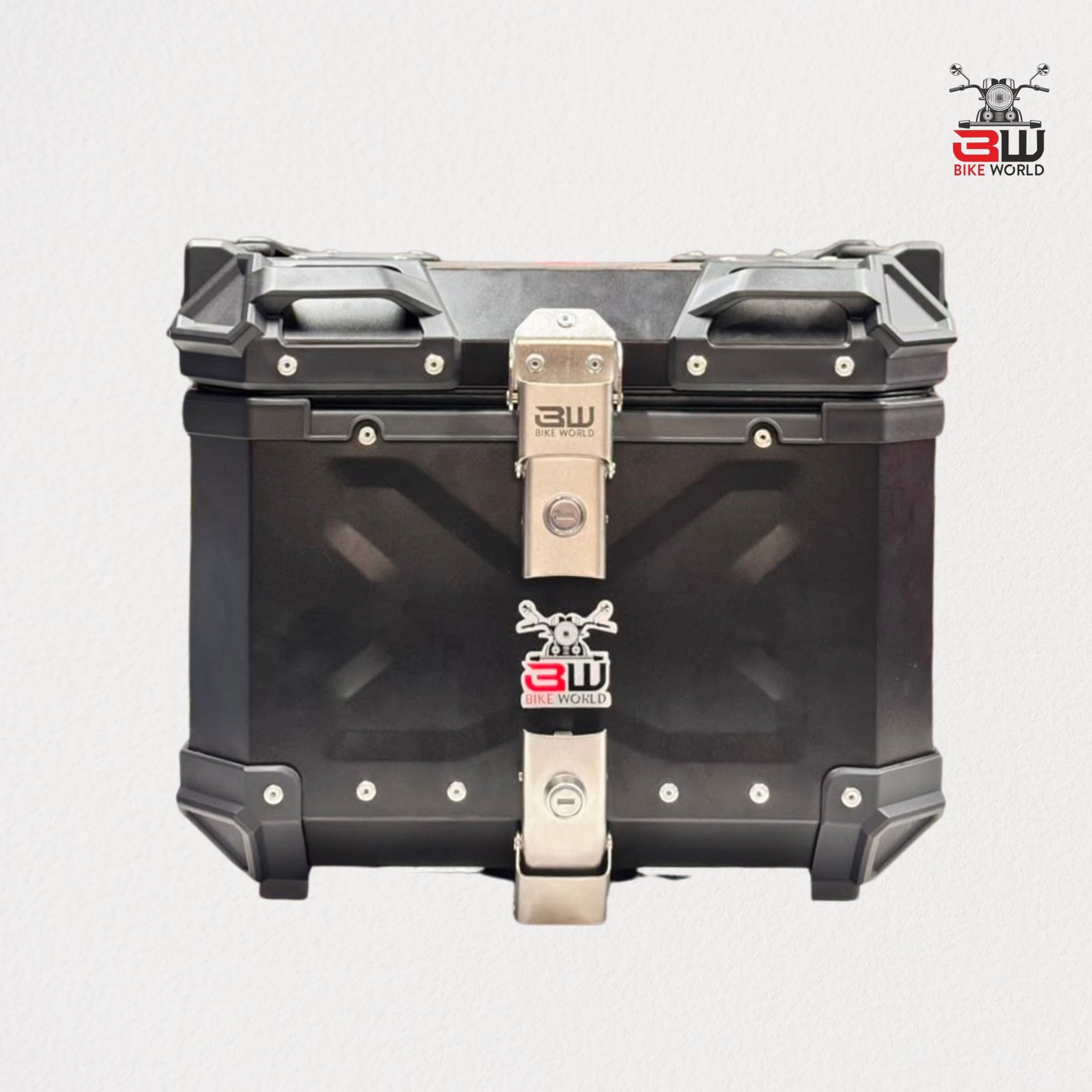 36 LTR ALUMINIUM TOP BOX ( FREE BACKREST )